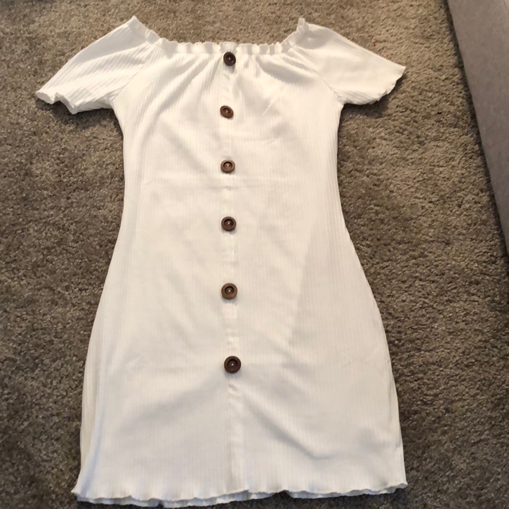 White Stretch Dress